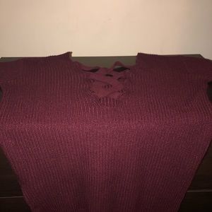 Burgundy Sweater